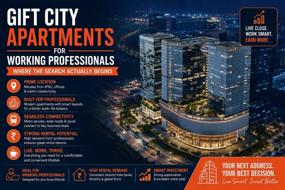 Gift City Apartments for Working Professionals