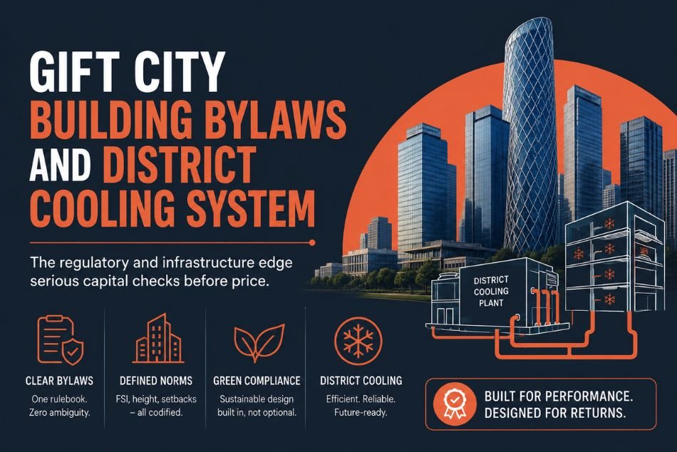 Gift City Building Bylaws and District Cooling System