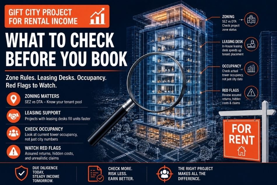 Gift City Project for Rental Income: What to Check Before You Book