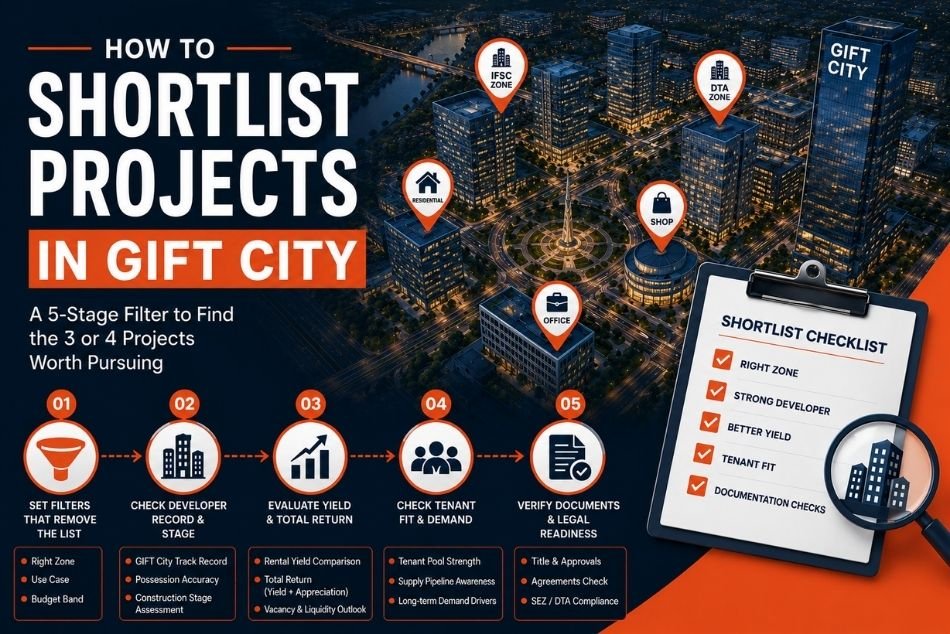 How to Shortlist Projects in Gift City