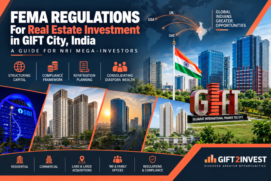 FEMA Regulations for Real Estate Investment in GIFT City, India: A Guide for NRI Mega-Investors